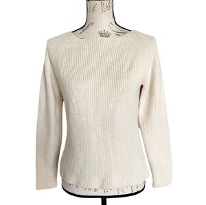 Everlane Cream Crew Neck Sweater